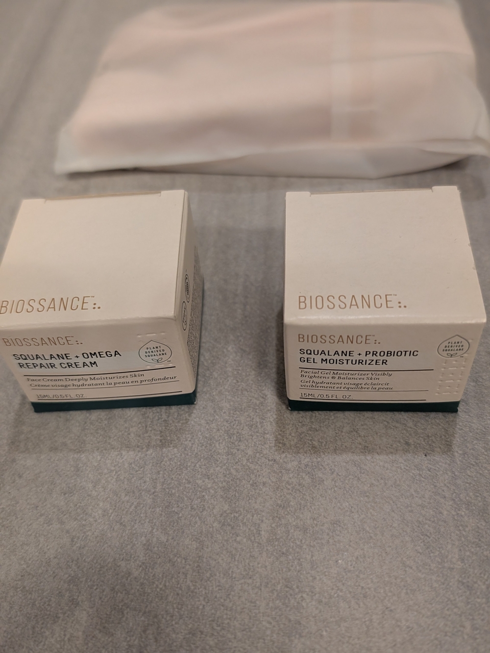 Biossance Squalane + Probiotic Gel Moisturizer 15ml x 2 NIB